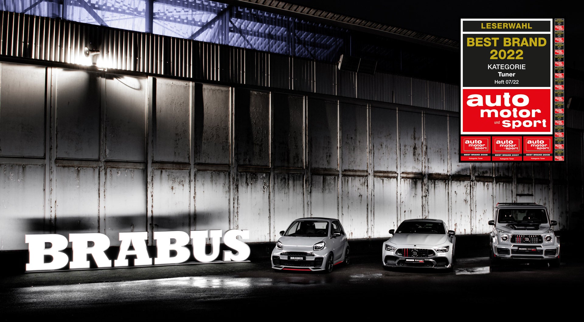 BRABUS VOTED MOST POPULAR TUNING BRAND FOR THE 16TH TIME